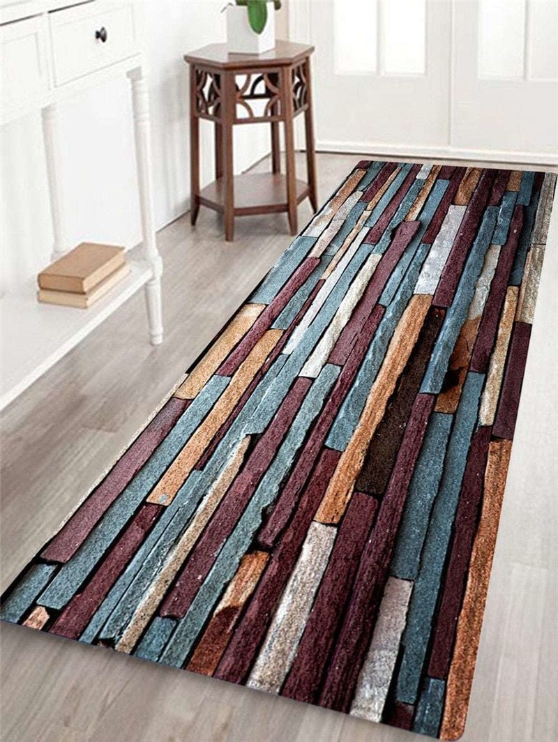 Anti-Slip Rectangular Rug - Nordic Side - 12-06, abstract-rug, door-mat, feed-cl0-over-80-dollars, geometric-rug, hallway-runner, large-rug, modern, modern-rug, vintage-rug
