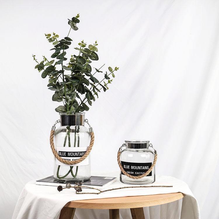 Glass with Rope Bottle - Nordic Side - 