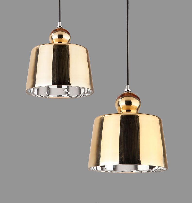 Gold Glass Pendant Light - Nordic Side - 