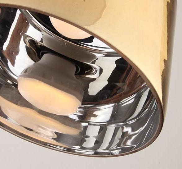 Gold Glass Pendant Light - Nordic Side - 
