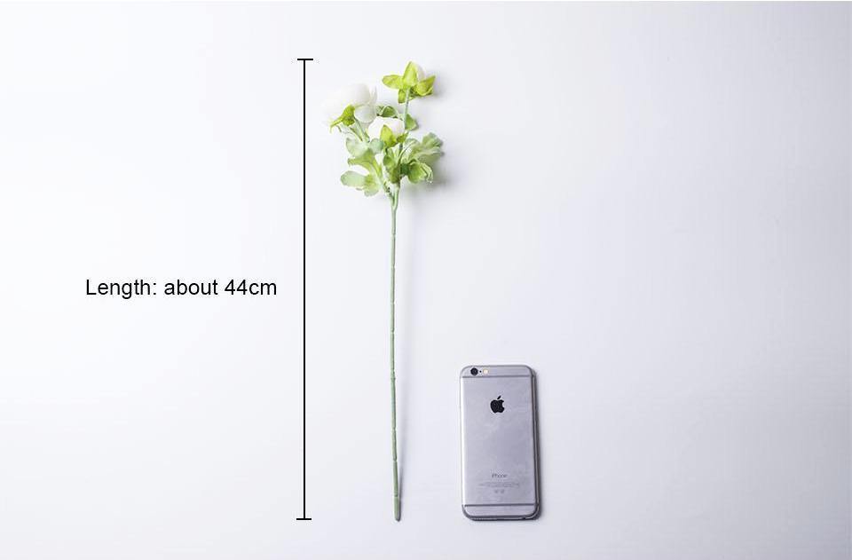 Artificial Tea Rose - Nordic Side - 