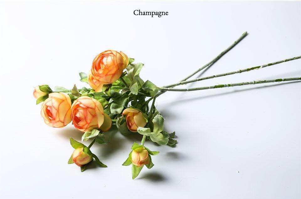 Artificial Tea Rose - Nordic Side - 