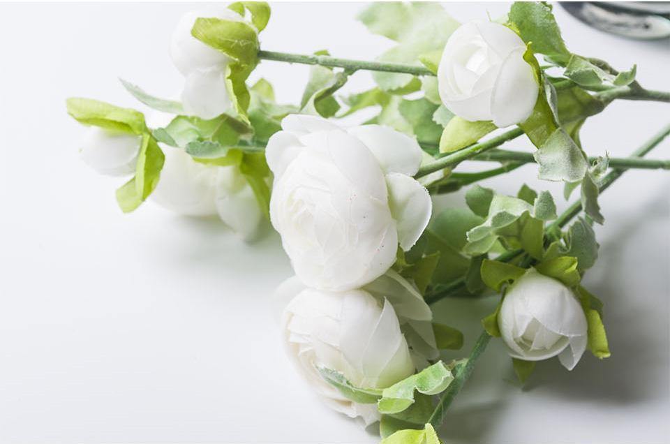 Artificial Tea Rose - Nordic Side - 