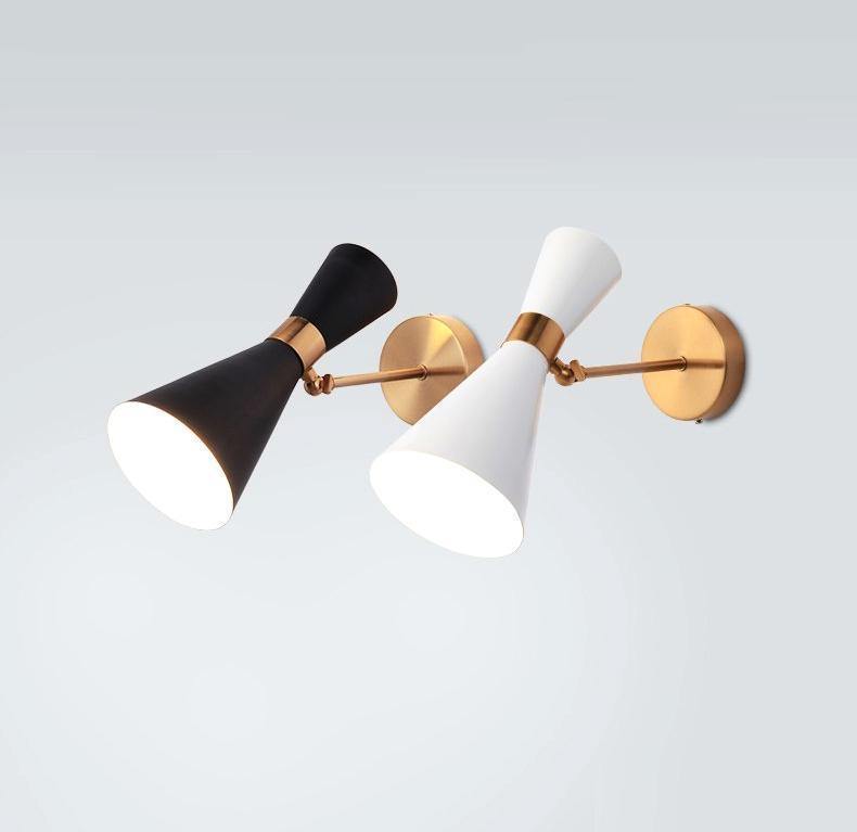 Black & White Sconce Lights - Nordic Side - 