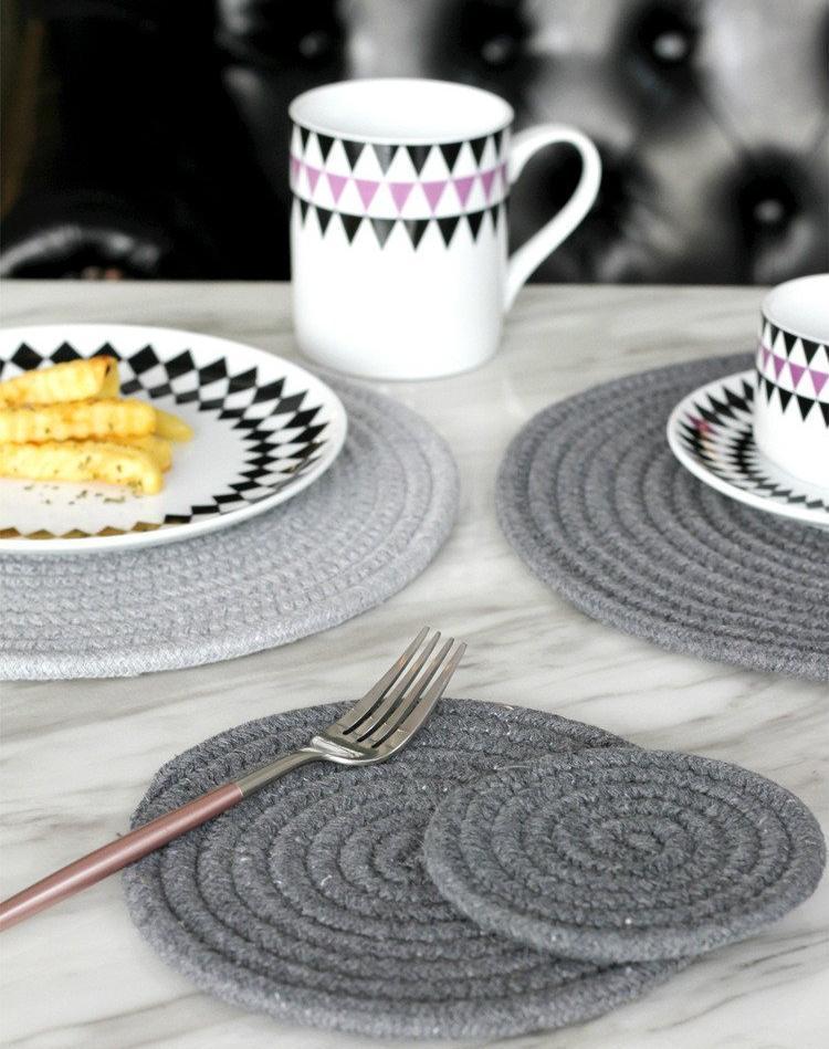 Cotton Table Mat - Nordic Side - 