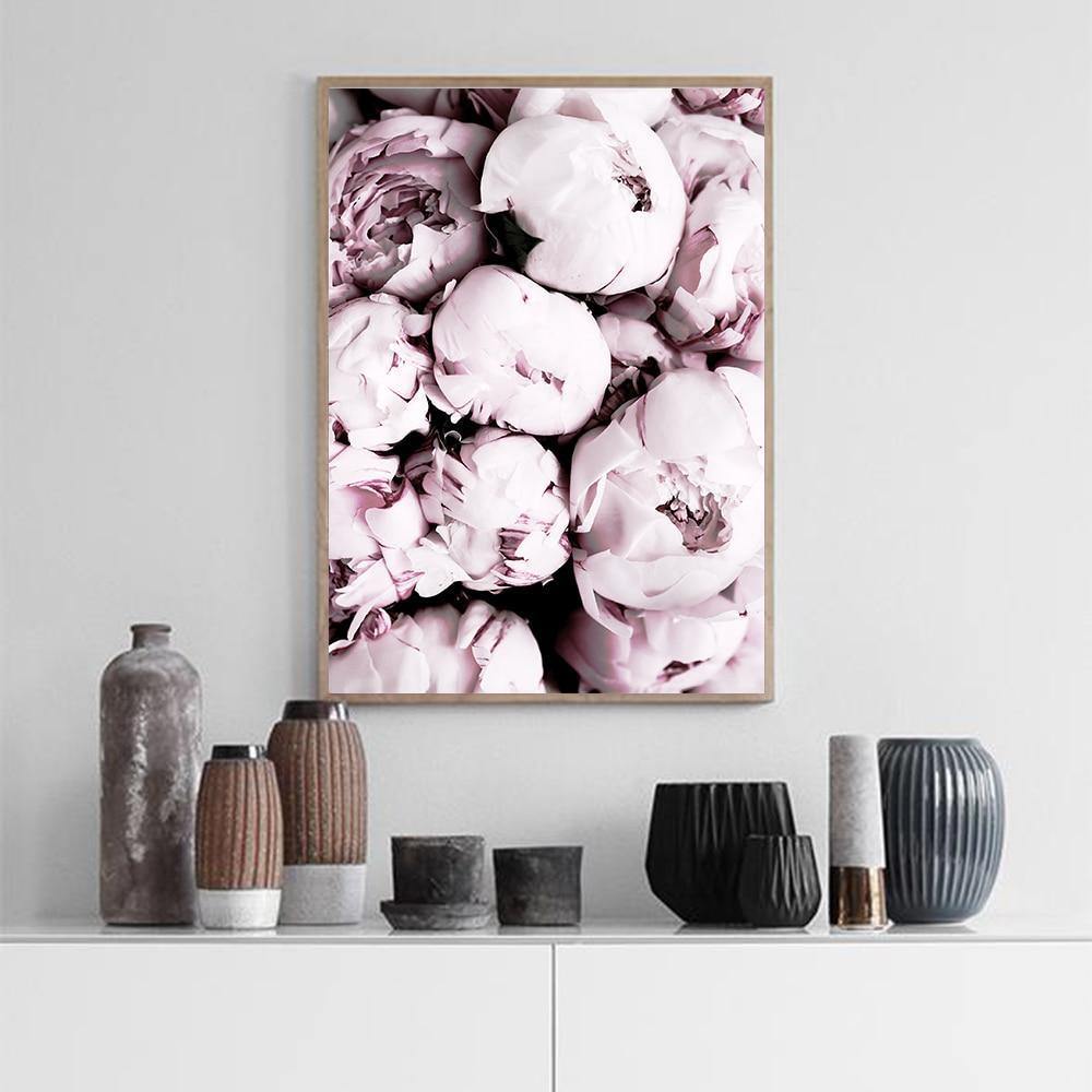 Bunch Of Blush Pale Peony - Nordic Side - 