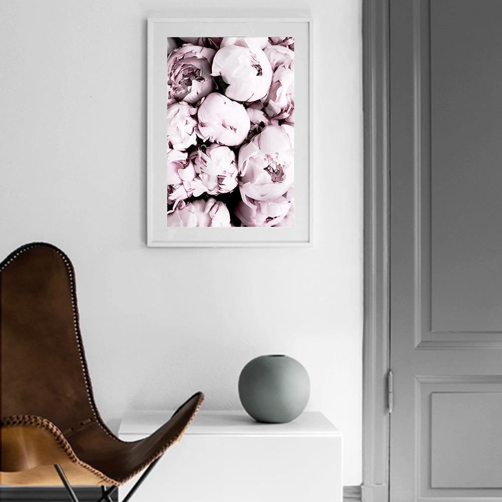 Bunch Of Blush Pale Peony - Nordic Side - 