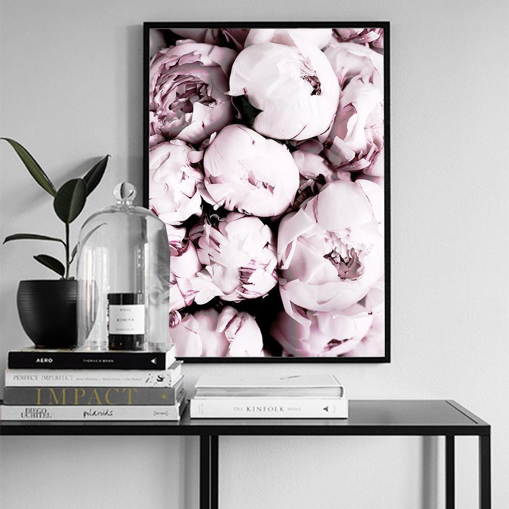 Bunch Of Blush Pale Peony - Nordic Side - 