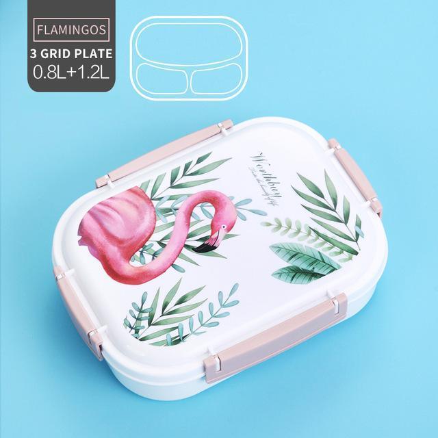 Stainless Steel Multi-Compartment Leak Proof Lunch Box - Nordic Side - 11-24