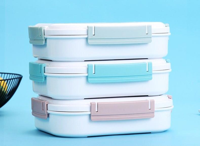 Stainless Steel Multi-Compartment Leak Proof Lunch Box - Nordic Side - 11-24