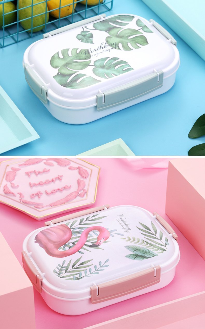 Stainless Steel Multi-Compartment Leak Proof Lunch Box - Nordic Side - 11-24