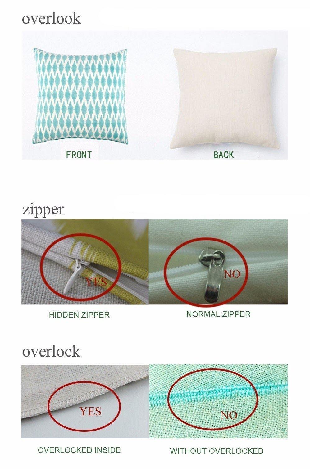 Digital Print Purple Ikat Pattern Cushion Cover - Nordic Side - 