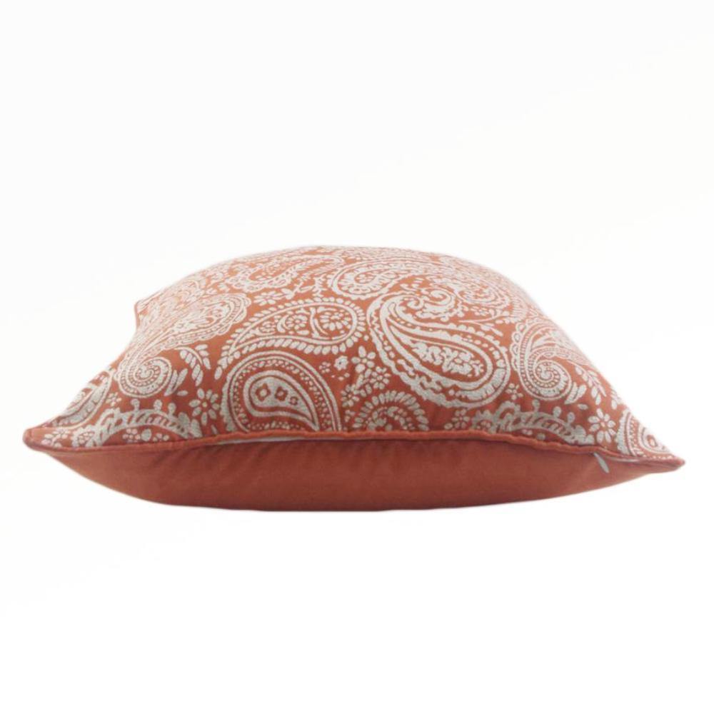 Classic Patterned Tangerine Cushion Cover - Nordic Side - 