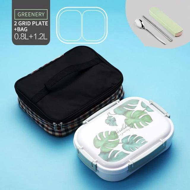 Stainless Steel Multi-Compartment Leak Proof Lunch Box - Nordic Side - 11-24
