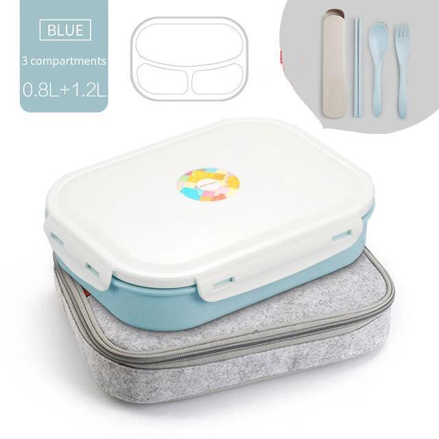 Stainless Steel Multi-Compartment Leak Proof Lunch Box - Nordic Side - 11-24
