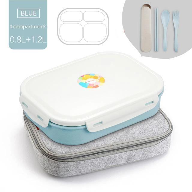 Stainless Steel Multi-Compartment Leak Proof Lunch Box - Nordic Side - 11-24