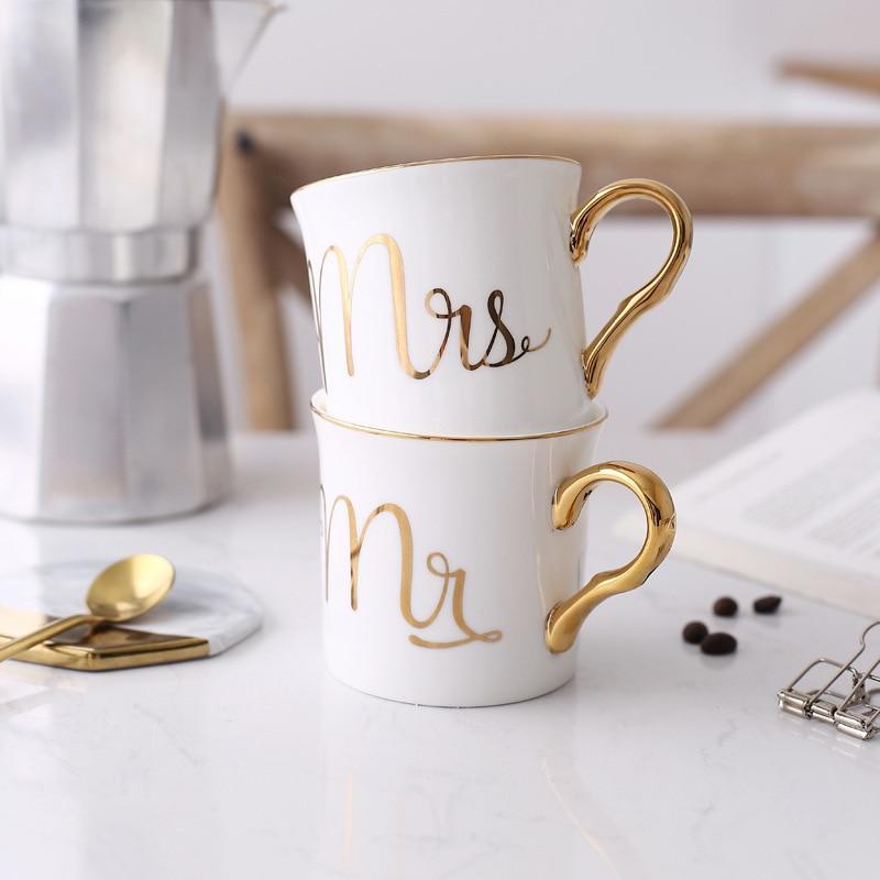 Bone China Mrs&Mr Mugs - Nordic Side - 