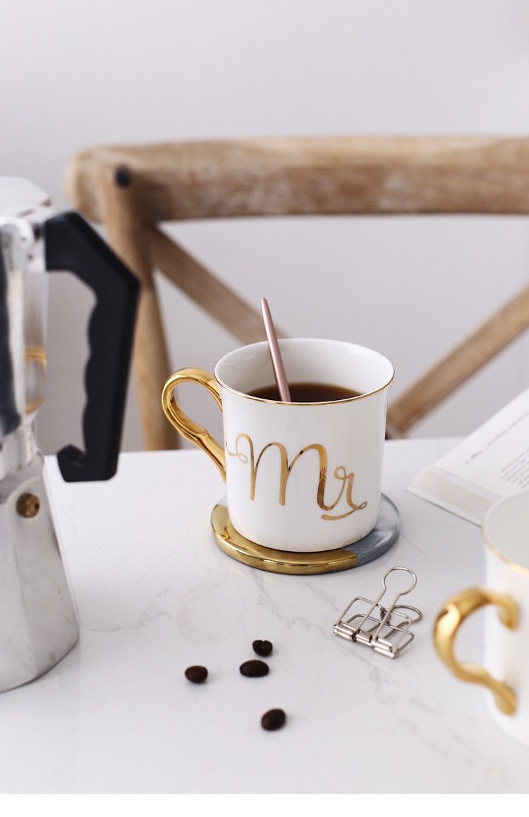 Bone China Mrs&Mr Mugs - Nordic Side - 