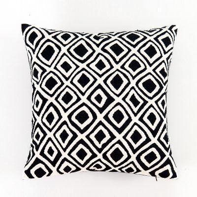 Geometric Black & White Pattern Cushions - Nordic Side - 