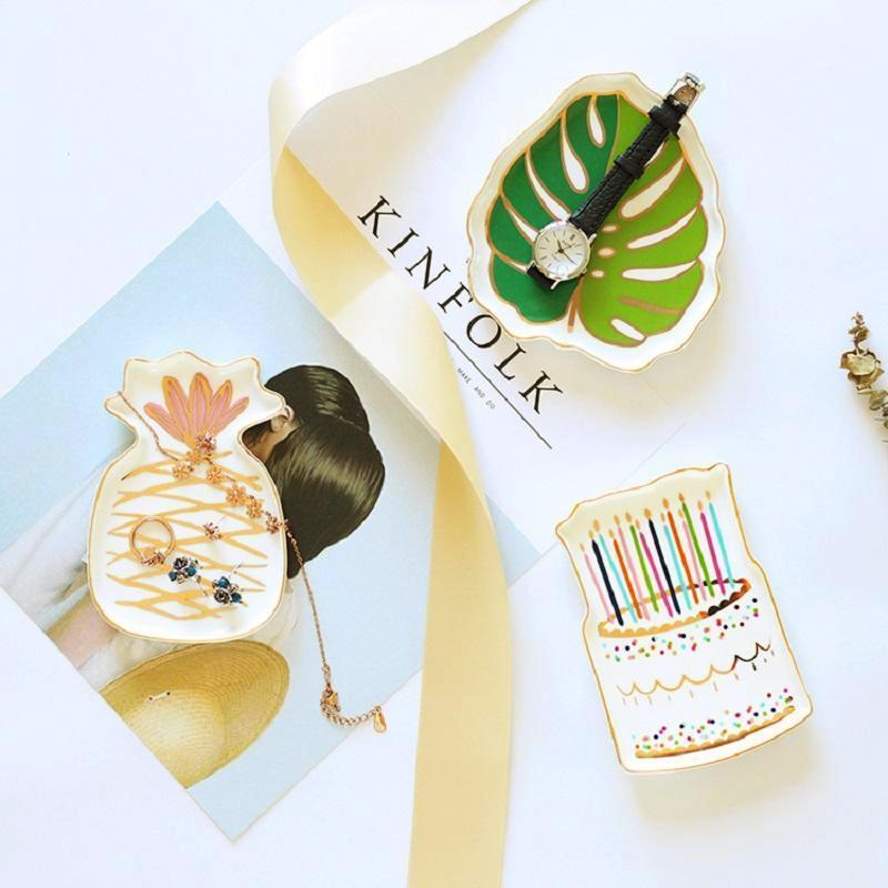 Summer Ceramic Jewelry Storage - Nordic Side - 