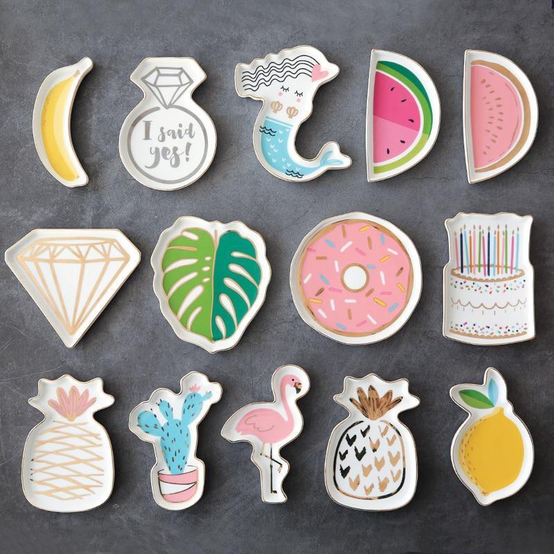 Summer Ceramic Jewelry Storage - Nordic Side - 