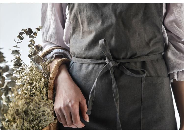 Cotton Baker's Apron - Nordic Side - 