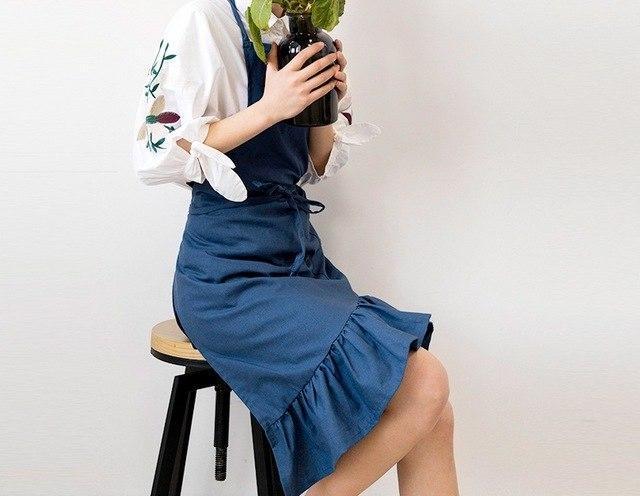 Cotton Baker's Apron - Nordic Side - 