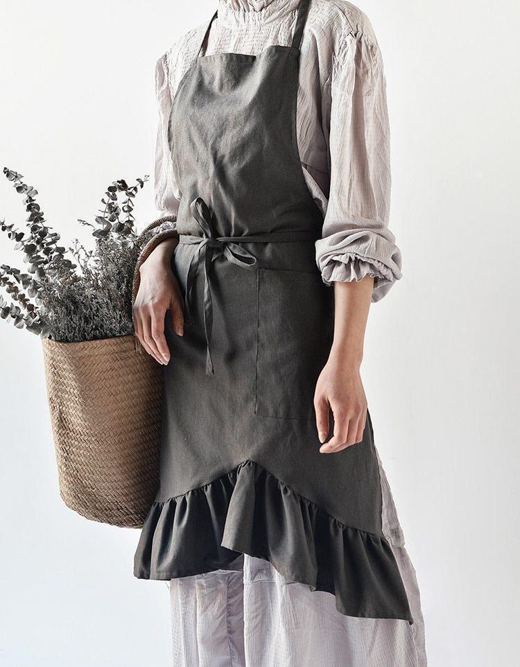 Cotton Baker's Apron - Nordic Side - 