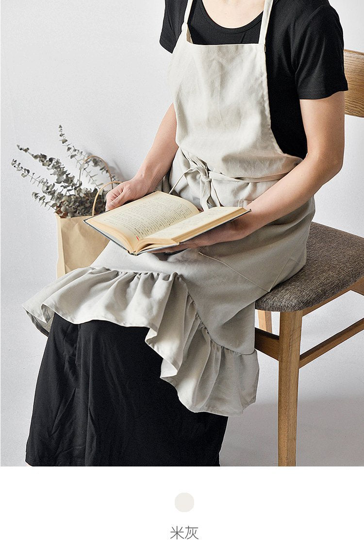 Cotton Baker's Apron - Nordic Side - 