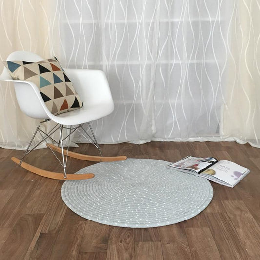 Francisco - Woven Round Area Rug - Nordic Side - 04-23, area-rug, feed-cl0-over-80-dollars, modern, round-rug, woven-rug