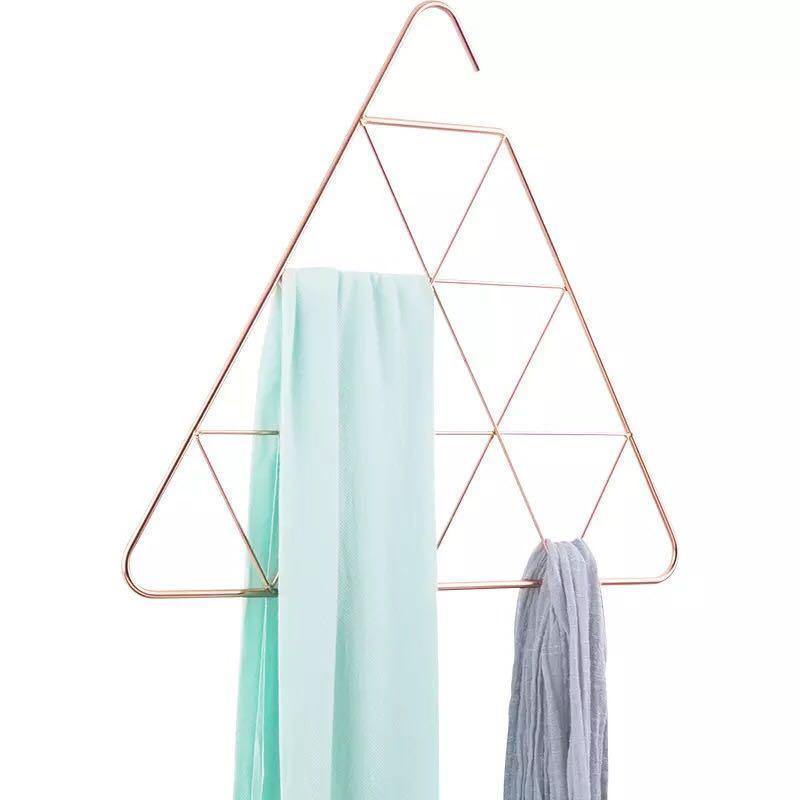 Geometric Triangle Wall Iron Shelf - Nordic Side - 