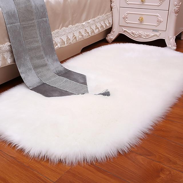 Charon - Faux Sheepskin Fluffy Rug - Nordic Side - 04-22, abstract-rug, Area-rug, feed-cl0-over-80-dollars, geometric-rug, hallway-runner, large-rug, modern, modern-rug, round-rug