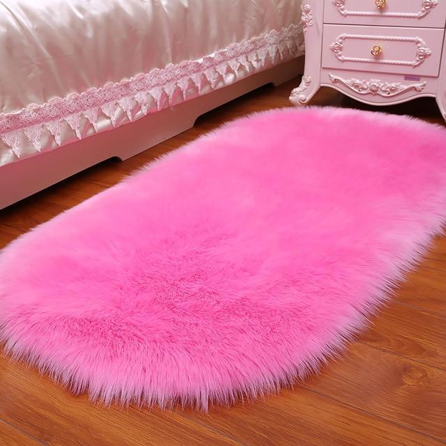 Charon - Faux Sheepskin Fluffy Rug - Nordic Side - 04-22, abstract-rug, Area-rug, feed-cl0-over-80-dollars, geometric-rug, hallway-runner, large-rug, modern, modern-rug, round-rug