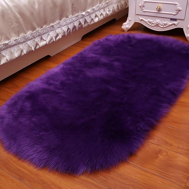 Charon - Faux Sheepskin Fluffy Rug - Nordic Side - 04-22, abstract-rug, Area-rug, feed-cl0-over-80-dollars, geometric-rug, hallway-runner, large-rug, modern, modern-rug, round-rug