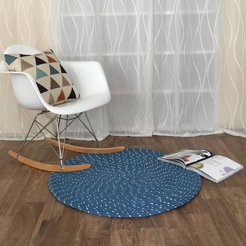 Francisco - Woven Round Area Rug - Nordic Side - 04-23, area-rug, feed-cl0-over-80-dollars, modern, round-rug, woven-rug
