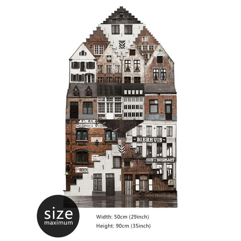 Illustration of House Wall Sticker - Nordic Side - 