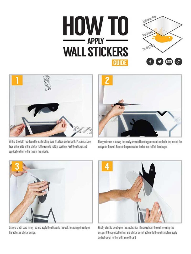 Illustration of House Wall Sticker - Nordic Side - 