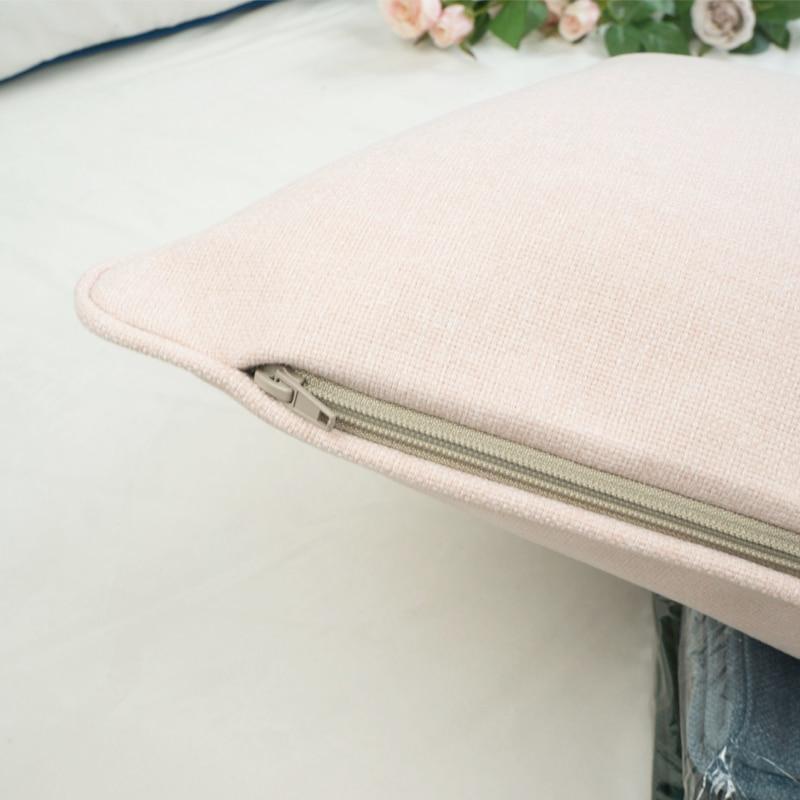 Soft Light Pink Cushion Cover - Nordic Side - 