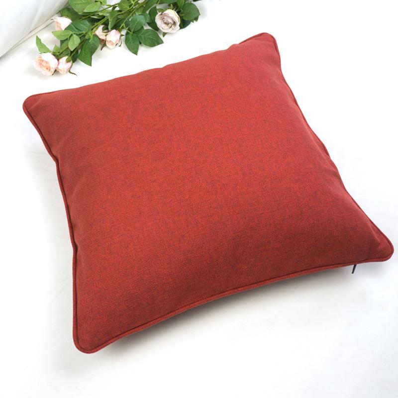 Soft Brick Red Cushion Cover - Nordic Side - 