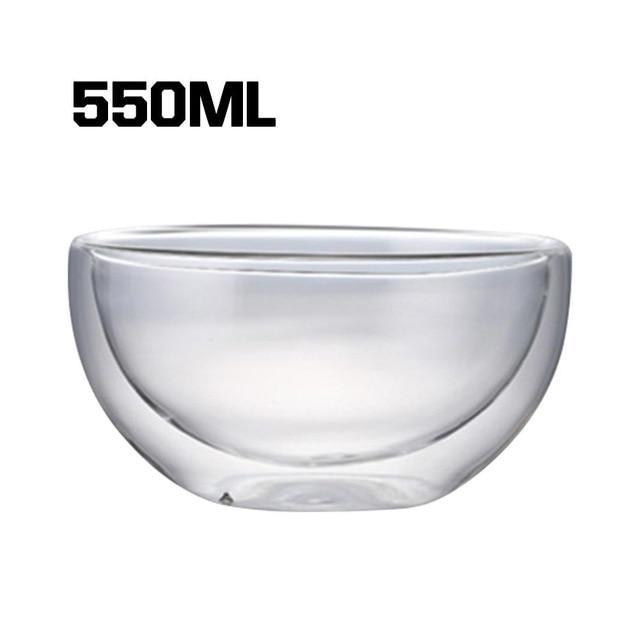 Double-layer Glass Bowl - Nordic Side - 