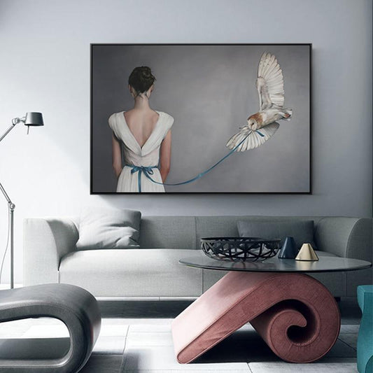 Women with Bird - Nordic Side - 