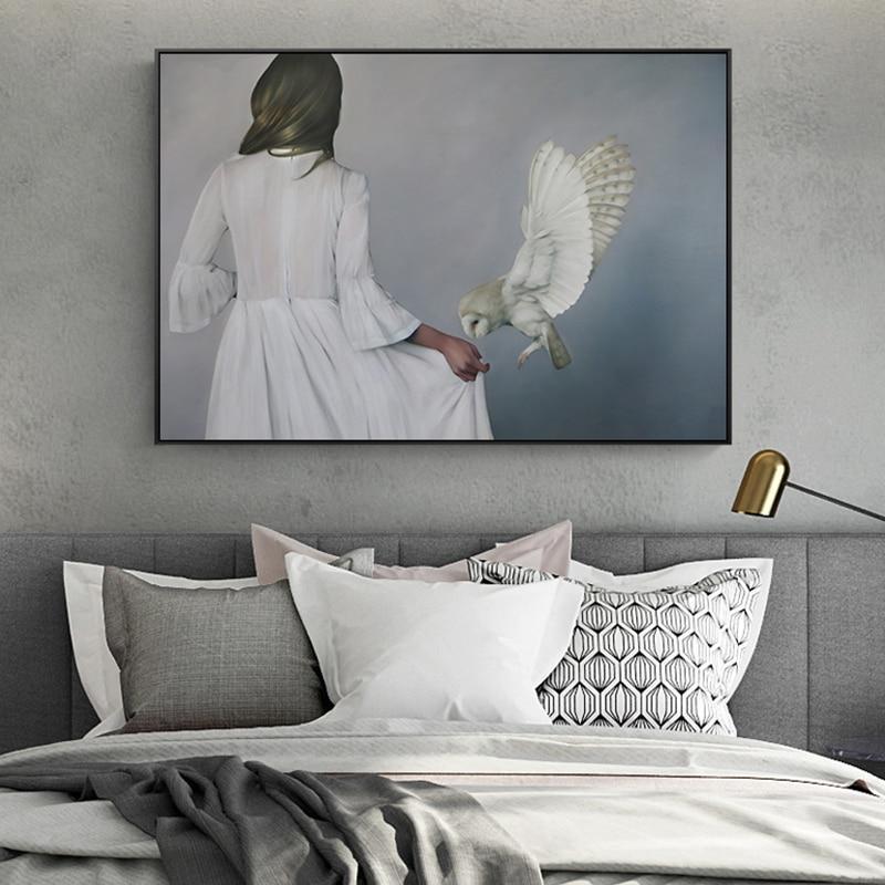 Women with Bird - Nordic Side - 