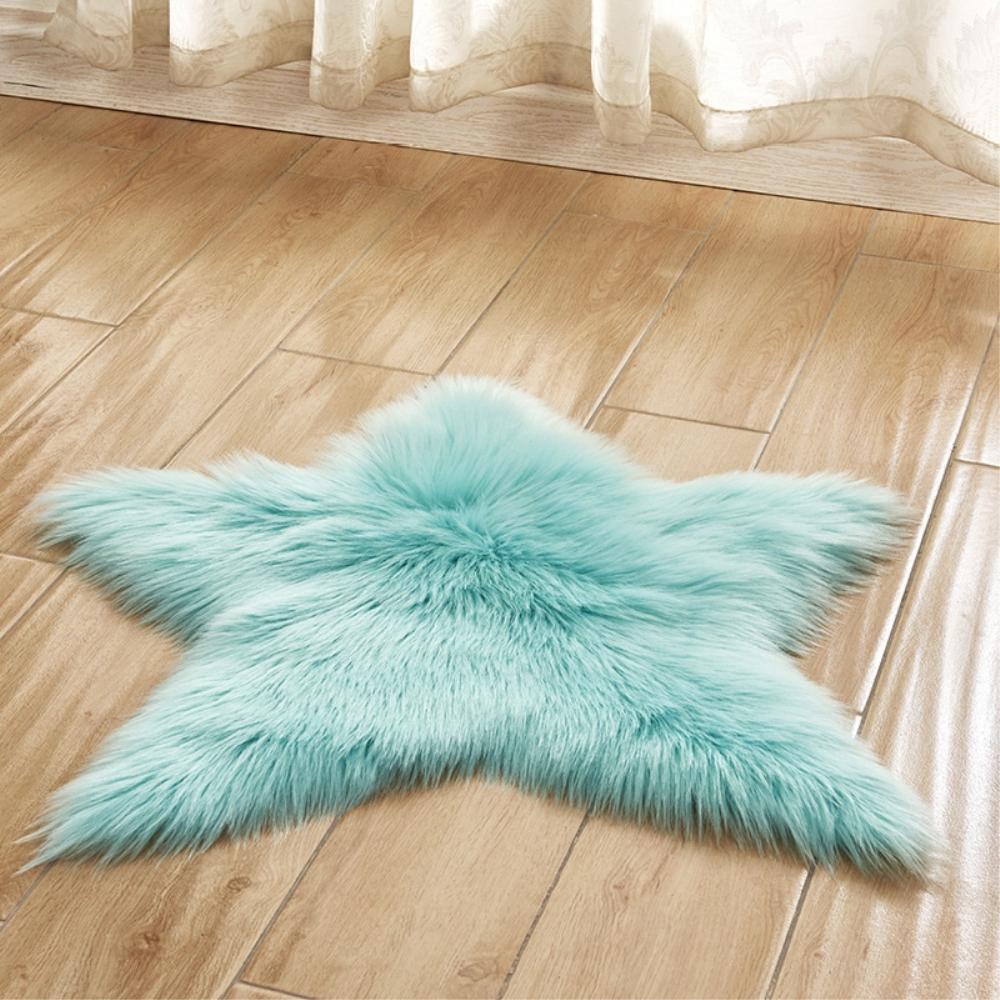 Stella - Faux Sheepskin Star Rug - Nordic Side - 04-22