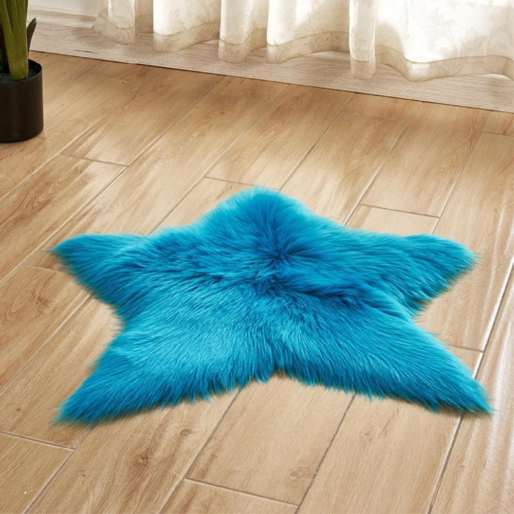 Stella - Faux Sheepskin Star Rug - Nordic Side - 04-22