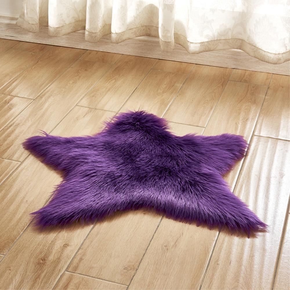 Stella - Faux Sheepskin Star Rug - Nordic Side - 04-22