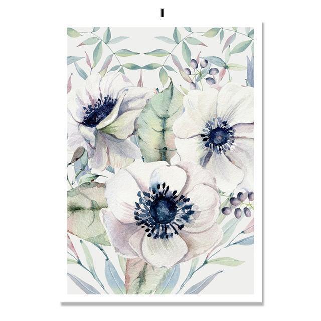 Watercolour Succulent Plants - Nordic Side - 