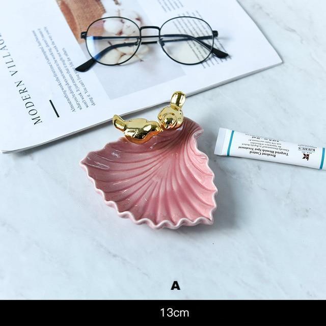 White & Pink Jewerly Plate - Nordic Side - 