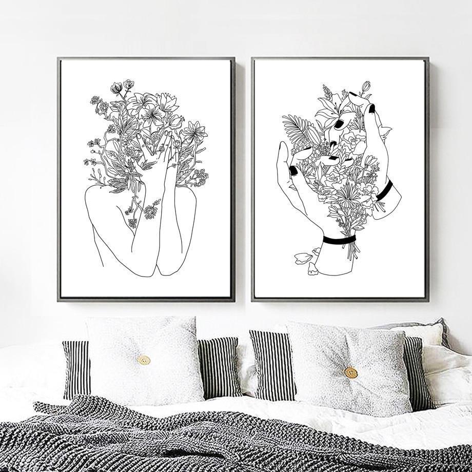 Flower Girl Illustration - Nordic Side - 