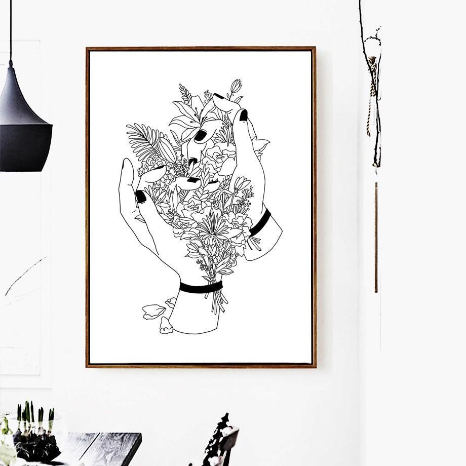 Flower Girl Illustration - Nordic Side - 