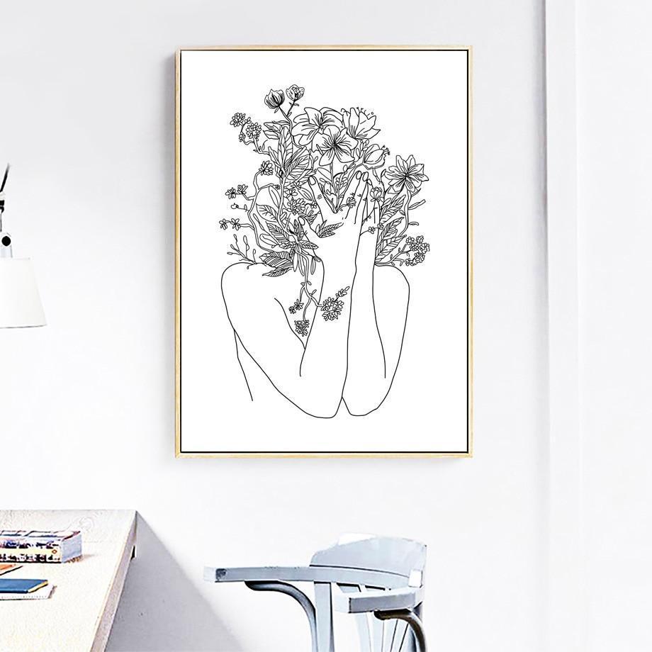 Flower Girl Illustration - Nordic Side - 